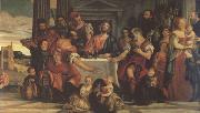Paolo  Veronese Supper at Emmaus (mk05) Sweden oil painting artist
